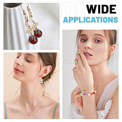 96 pièces 16 styles de capuchons de perles en alliage émaillé&nbsp;FIND-CA0011-46