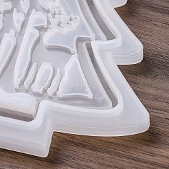 Stampo in silicone per decorazione pendenti fai-da-te a tema natalizio&nbsp;DIY-F151-01E