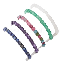 Bracciali elasticizzati con pietre preziose naturali per uomo donna&nbsp;BJEW-JB12245