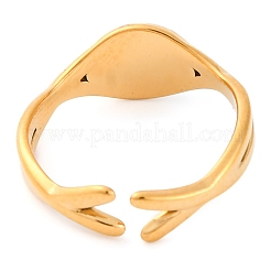 Ovale synthetische türkisfarbene Fingerringe&nbsp;RJEW-H239-01G