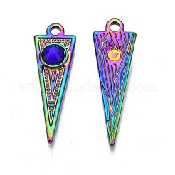 Placage de rack pendentifs en alliage de couleur arc-en-ciel&nbsp;PALLOY-N163-111A