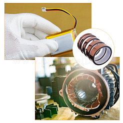 5 rotolo di nastro in tessuto resistente al calore in poliimmide da 5 stili&nbsp;AJEW-FH0004-99
