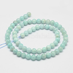 Natur amazonite Perle Stränge&nbsp;G-P204-01-6mm