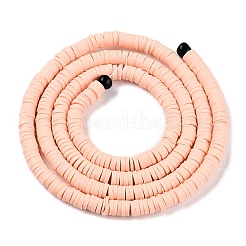 Perle piatte tonde polimero a mano di argilla&nbsp;CLAY-R067-6.0mm-13