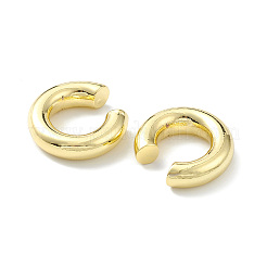 Pendientes de anillo de latón chapado en rack para mujer&nbsp;EJEW-H135-01G-02