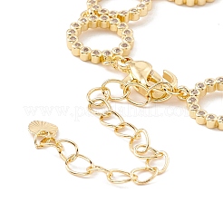 Armband mit offenen Ringgliederketten aus klarem Zirkonia&nbsp;BJEW-I301-08G