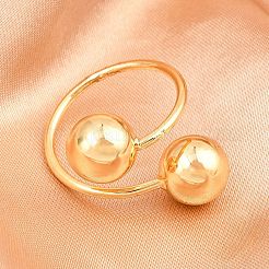 Manschettenringe aus Messing für Damen&nbsp;RJEW-Z113-18G