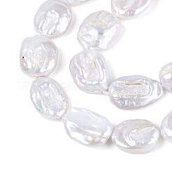 Natürliche Barock Keshi Perlen Stränge&nbsp;PEAR-S020-T10-01