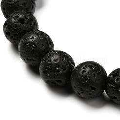 Ensemble de bracelets extensibles en perles d'oeil de tigre naturelles teintes et chauffées&nbsp;BJEW-JB06651