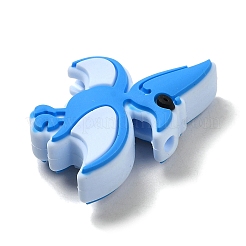 Perles focales en silicone écologiques de qualité alimentaire de dinosaure de dessin animé&nbsp;SIL-Q022-05C