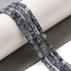 Natürliche blaue Fleck Jaspis Perlen Stränge&nbsp;G-N342-82
