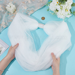 Chal de malla nupcial de nailon&nbsp;AJEW-WH0816-380A