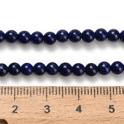 Natürlicher Lapislazuli Perlenstränge&nbsp;G-H329-C01-4mm