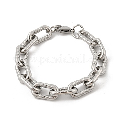 Bracelets à chaîne en acier inoxydable 304 pour femmes et hommes&nbsp;BJEW-F488-67P