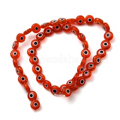 343 pz 7 fili 7 colori fatti a mano malocchio perline lampwork fili&nbsp;LAMP-SZ0001-10