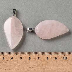 Colgantes naturales de cuarzo rosa&nbsp;GG-CBACB71-05P-21