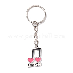 Porte-clés émail en alliage de platine&nbsp;KEYC-JKC00752-02