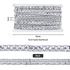 13 m de dentelle en polyester&nbsp;SRIB-WH0011-097B