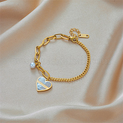 Bracelets à breloques en acier inoxydable 304&nbsp;WGD35C3-01