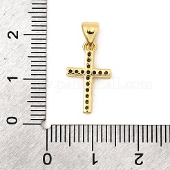 Ottone micro spianare pendenti zirconi&nbsp;KK-I360-012G-02