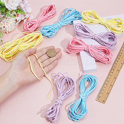 8 paquet de cordons plats en faux suède de 4 couleurs&nbsp;LW-CL0001-03B