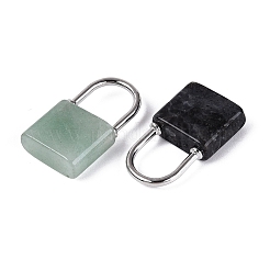 Natürliche und synthetische Mischsteinanhänger&nbsp;G-Q606-102P