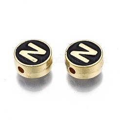 Legierung Emaille-Perlen&nbsp;ENAM-N052-006-02N-RS