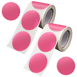 2 Rolle selbstklebende Papieraufkleber mit gezacktem Rand&nbsp;DIY-CP0012-59