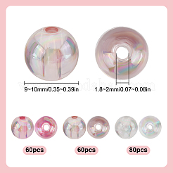 Transparente Acryl Perlen&nbsp;MACR-SP0001-17A