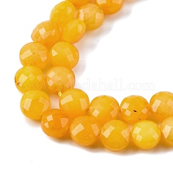 Jade blanco natural teñidas hebras de abalorios&nbsp;G-C179-A44-03