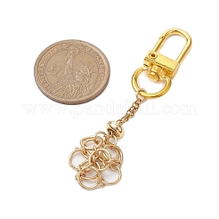 Anello 304 acciaio inossidabile macramè catena borsa porta pietra vuoto ciondolo decorazione&nbsp;HJEW-JM02088