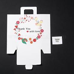 Sacchetto regalo creativo pieghevole in carta kraft rettangolare&nbsp;CON-B002-01A