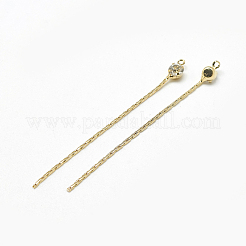 Große Anhänger aus Messingkette&nbsp;KK-T032-171G