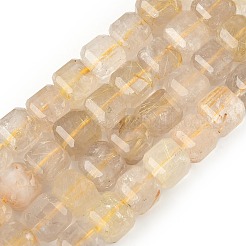 Natürlichen Gold Rutilquarz Perlen Stränge&nbsp;G-C267-A03