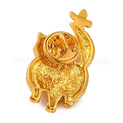 Broche chat en alliage avec strass&nbsp;JEWB-Q045-02G