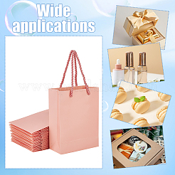 Sacs cadeaux en papier pliants avec poignée&nbsp;ABAG-WH0045-21D