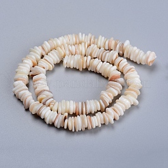 Natürlichen Süßwasser-Muschelperlen Stränge&nbsp;X-SHEL-D078-01B