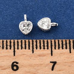925 breloque en argent sterling avec zircone cubique transparente&nbsp;STER-D306-04S-02