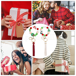 Kit de fabrication de porte-clés de Noël à faire soi-même&nbsp;DIY-CA0005-77