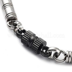 201 bracciali a catena in acciaio inossidabile&nbsp;BJEW-Z023-02A