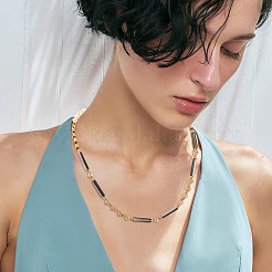Chaînes de taille ajustables en perles de verre pour femmes&nbsp;AJEW-TA0005-78D