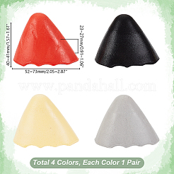 4 Paar 4 Farben PU-Schuhfüller&nbsp;FIND-GA0004-44B