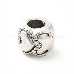 Perline foro grande in lega sitle tibetano&nbsp;PALLOY-P293-137AS
