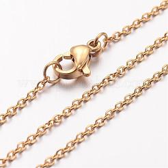 Collar de acero inoxidable 304 con revestimiento iónico (IP)&nbsp;MAK-K004-15G