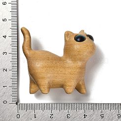 Holzfiguren in Katzenform&nbsp;DJEW-D011-01B