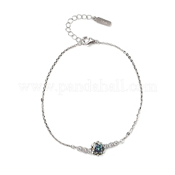 Bracelets à maillons en 925 argent sterling&nbsp;BJEW-D346-03B-P