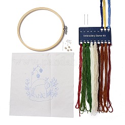DIY Pilzmuster-Stickerei-Starter-Kits&nbsp;DIY-L068-01E