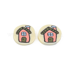 Handgemachter Ton-Cabochon&nbsp;CLAY-N006-137