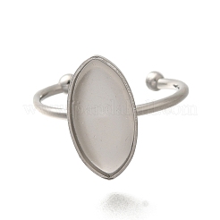 Componentes de anillo de puño abierto de acero inoxidable 304&nbsp;STAS-M057-01F-P