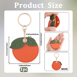 1 porte-cartes en cuir PU&nbsp;KEYC-SP0001-46A